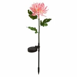 Coupon 🧨 Lawn & Garden Decor Evergreen Solar Artificial Flower Garden Stake 🤩