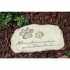 Discount 🔔 Lawn & Garden Decor Evergreen Pet Devotion Garden Stone 😀