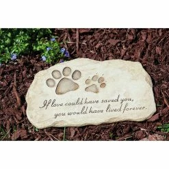 Discount 🔔 Lawn & Garden Decor Evergreen Pet Devotion Garden Stone 😀