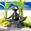 Best Sale 😉 Lawn & Garden Decor Evergreen Sitting Yoga Frog Statue 👍