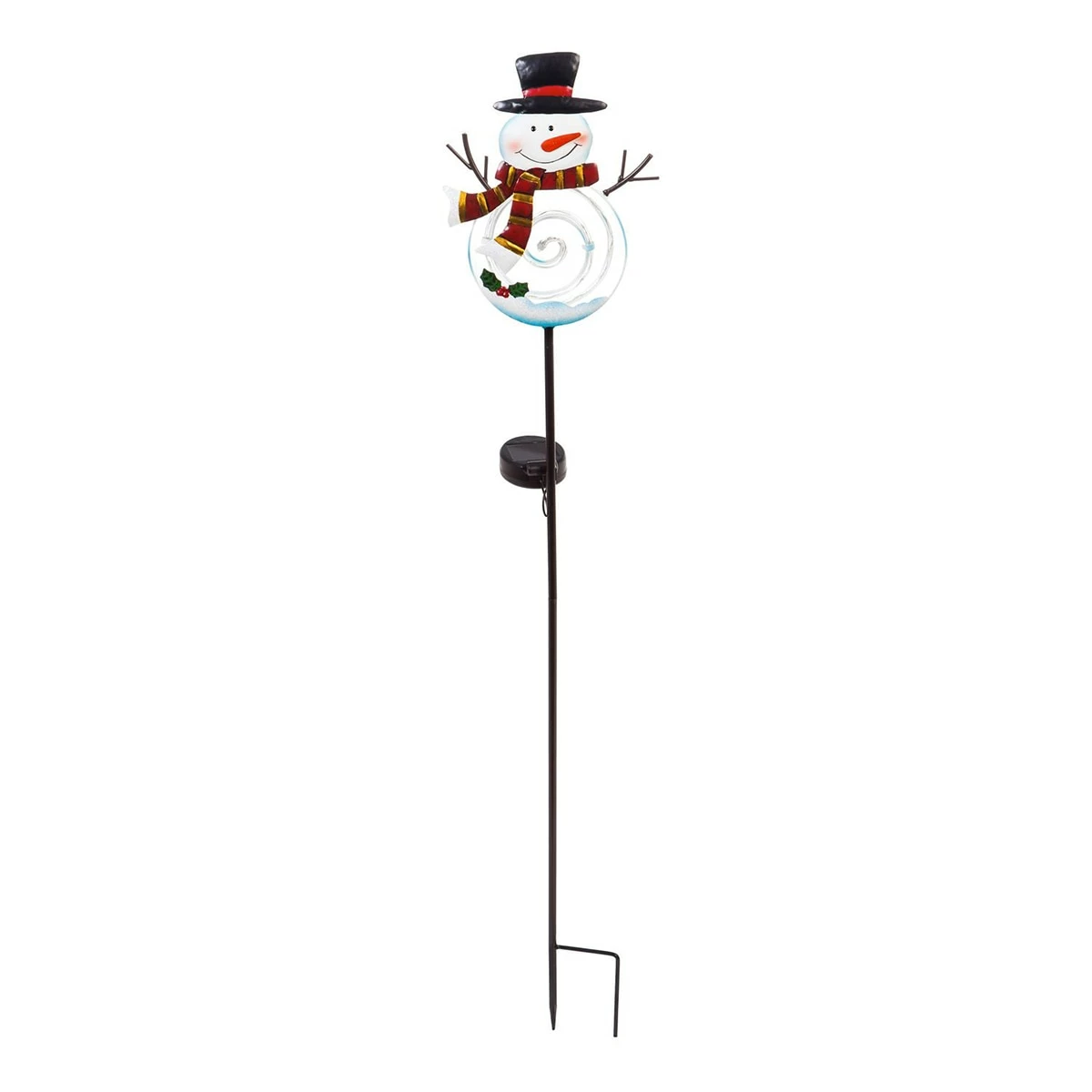 Discount ๐ฅ Lawn & Garden Decor Evergreen Solar Snowman Garden Stake ๐ฏ
