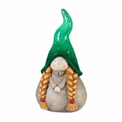 Brand new π Lawn & Garden Decor Evergreen 10in. Ceramic Lady Gnome Garden Statuary π