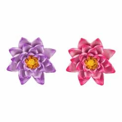 Best Sale โ๏ธ Lawn & Garden Decor Evergreen Floating Lotus Flower - Set Of 2 ๐