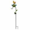 Flash Sale 🧨 Lawn & Garden Decor Evergreen 37in. Solar Dragonfly And Shepherds Hook Garden Stake ⭐
