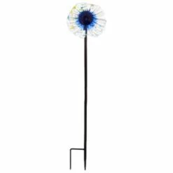 Wholesale โ Lawn & Garden Decor Evergreen Glass Flower Garden Stake ๐