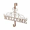 Discount 👍 Lawn & Garden Decor Evergreen Rustic Welcome Wreath Holder ⌛