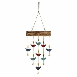 New 🎁 Lawn & Garden Decor Evergreen Bird Garden Bell 😉