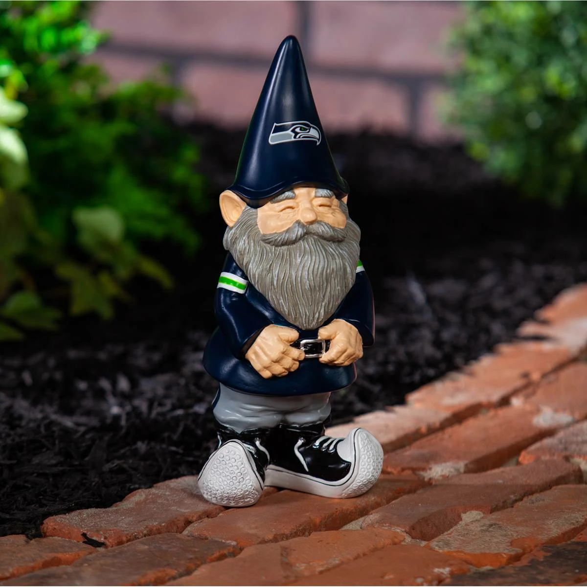 Cheapest 🤩 Lawn & Garden Decor Evergreen Seattle Seahawks Garden Gnome 🛒 - Image 4