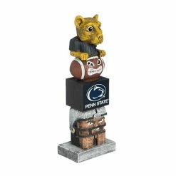 New 🎁 Decorative Accents Evergreen Penn State Tiki Totem 🛒