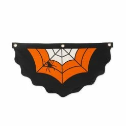 Outlet ๐ Lawn & Garden Decor Evergreen Spider Web Small Bunting 30"x16" ๐