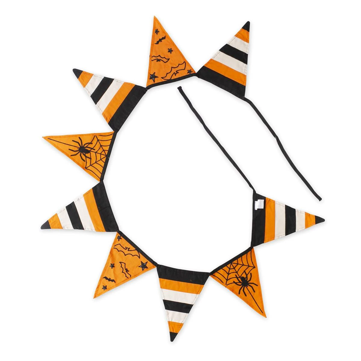 Best deal โจ Lawn & Garden Decor Evergreen ๐ง Halloween Alternating Pattern Pennant โญ - Image 4