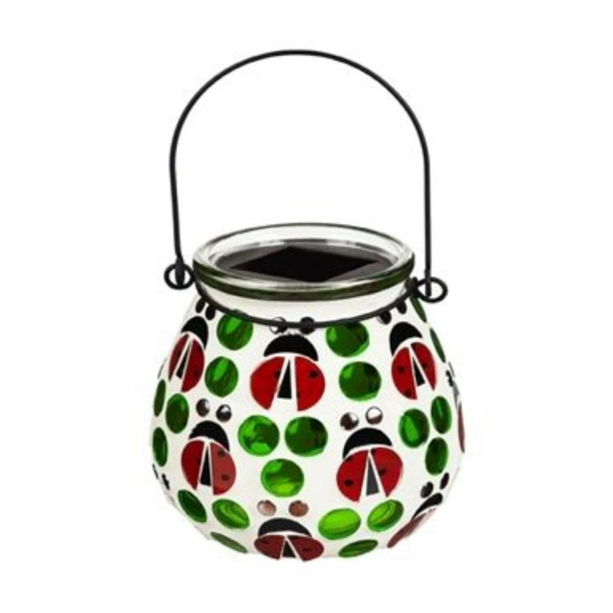 Cheapest π Outdoor Lighting Evergreen Pollinators And Patterns Ladybug Mosaic Solar Lantern π