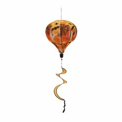 Best deal ✔️ Lawn & Garden Decor Evergreen 🦇 Halloween Print Solar Balloon Spinner 🛒