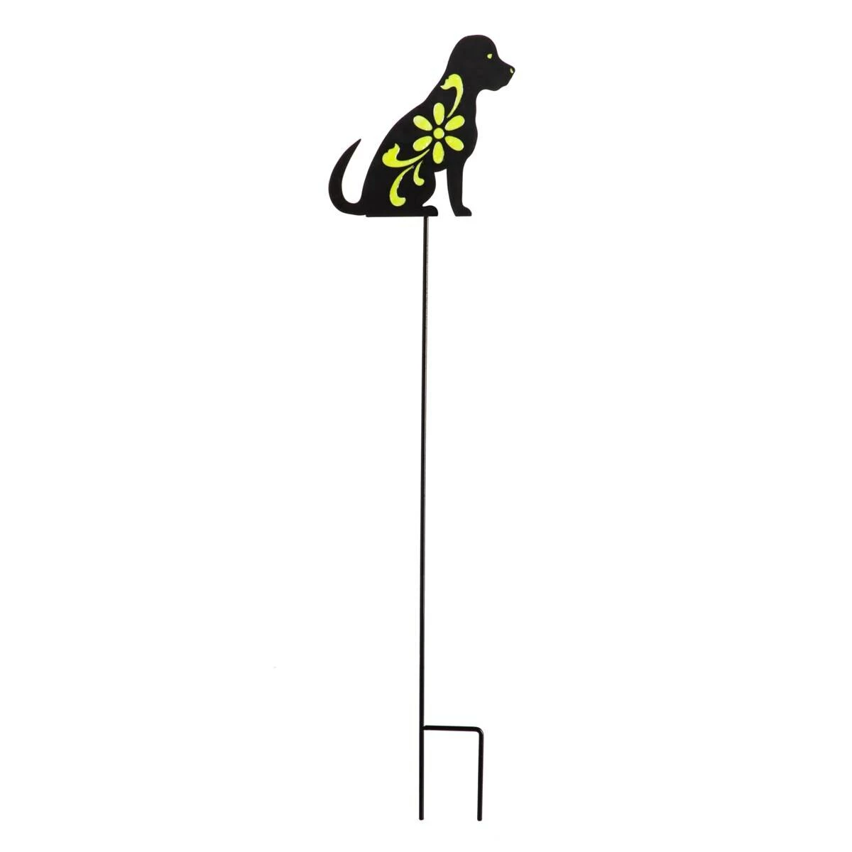 Deals π Lawn & Garden Decor Evergreen Glow In The Dark πΆ Dog Garden Stake β