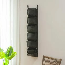 New ๐ฏ Lawn & Garden Decor Evergreen Hanging 6 Pocket Wall Planter โ๏ธ