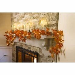 Outlet ✨ Outdoor Lighting Evergreen Maple Leaf 24-Bulb String Light 👏