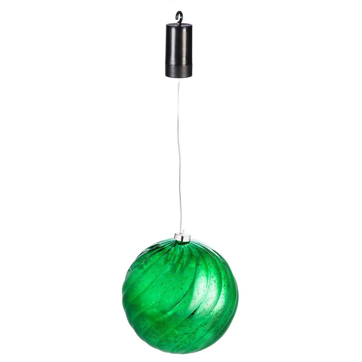 Buy 👏 Lawn & Garden Decor Evergreen 8in. LED Shatterproof Ball Ornament - Green ✔️
