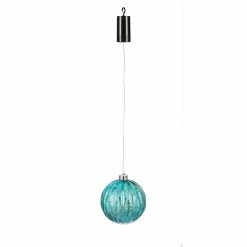 Coupon ✔️ Lawn & Garden Decor Evergreen 6in. Shatterproof LED Outdoor Ornament - Baby Blue 🔥