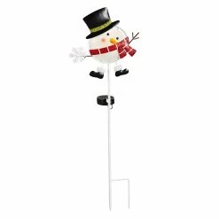 Best reviews of 💯 Lawn & Garden Decor Evergreen 33in. Solar Garden Stake Snowman With Scarf 🛒