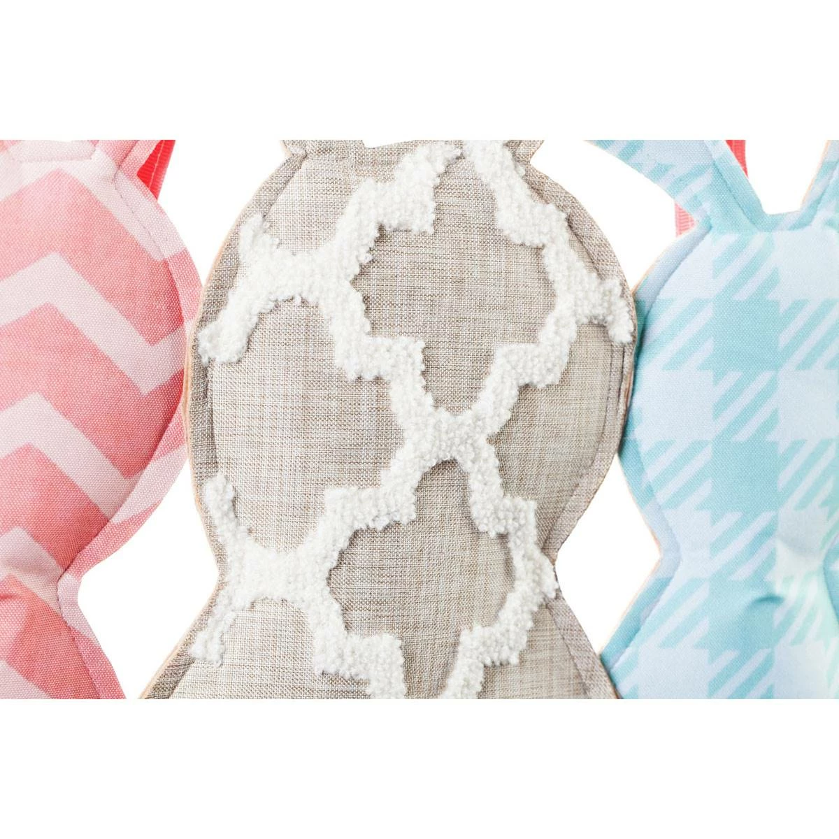 Discount ✨ Lawn & Garden Decor Evergreen Pattern Bunny Trio Door Decor ❤️ - Image 3