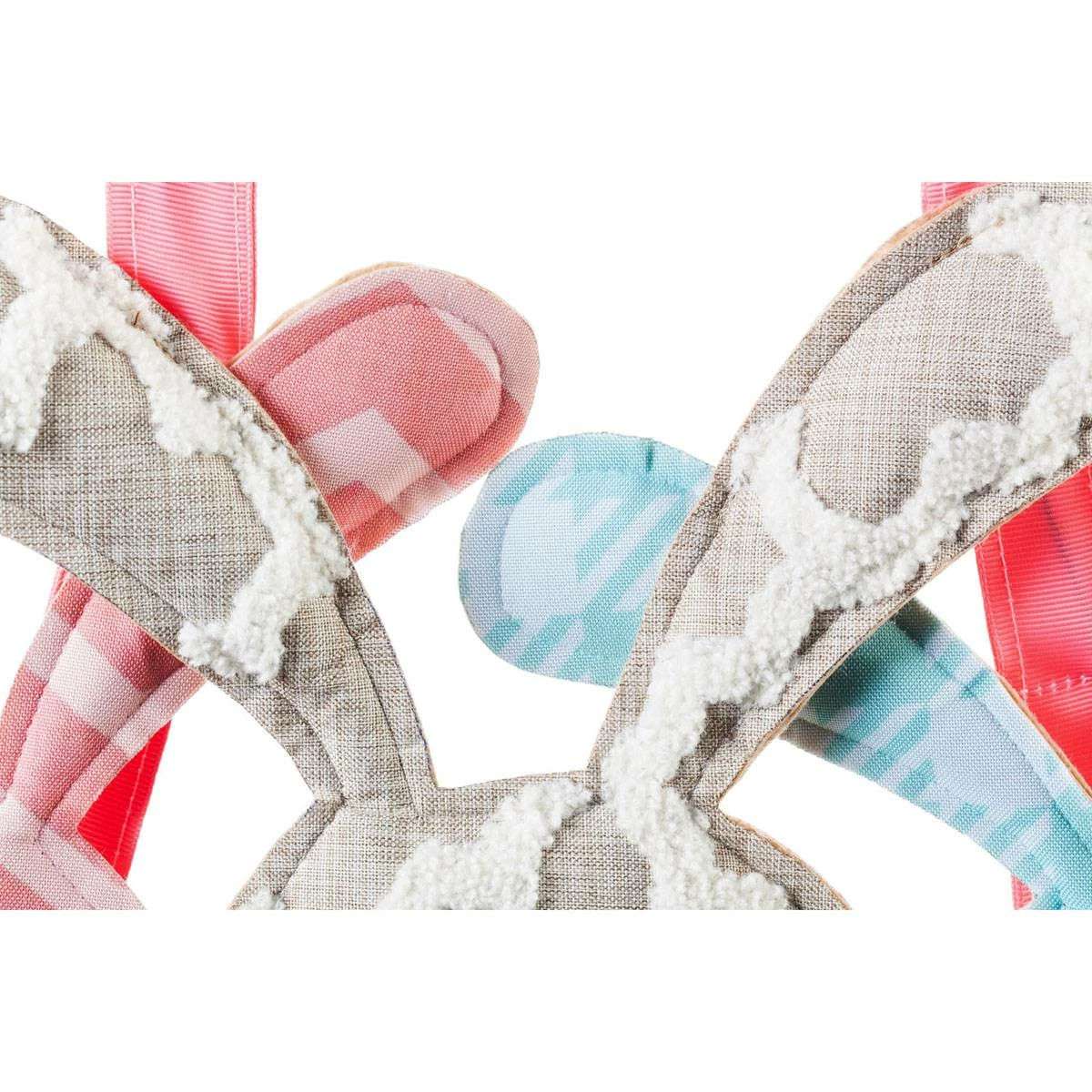 Discount ✨ Lawn & Garden Decor Evergreen Pattern Bunny Trio Door Decor ❤️ - Image 4