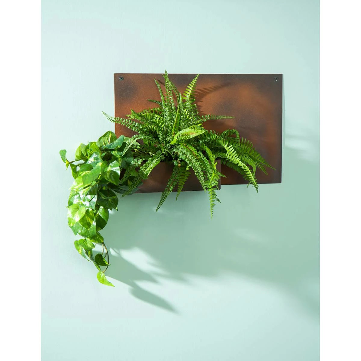 Buy 👏 Lawn & Garden Decor Evergreen Rust Finish Wall Planter ⌛ - Image 3