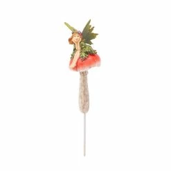 Coupon β Lawn & Garden Decor Evergreen Fairy Holding Onto Face On Mushroom Garden Stake π