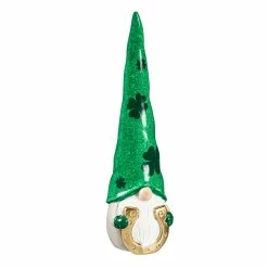 Cheap ✨ Lawn & Garden Decor Evergreen 13in. St. Patrick’s Day Gnome Garden Statuary ⭐