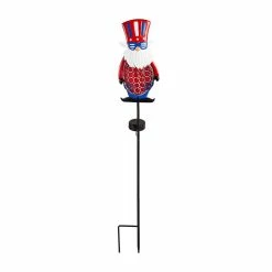 Deals 🔔 Lawn & Garden Decor Evergreen 36in. Uncle Sam Solar Garden Stake ✨