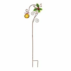 Best deal ✔️ Lawn & Garden Decor Evergreen Jingle Bell Garden Stake - Gold 😍