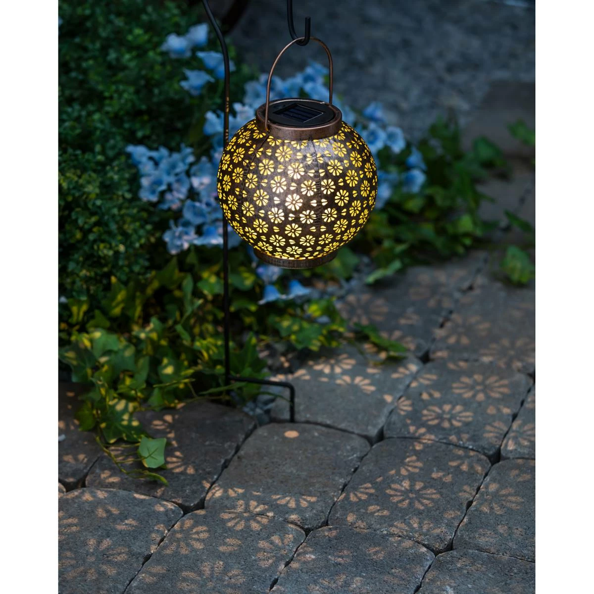 Hot Sale โจ Lawn & Garden Decor Evergreen Solar Cut Out Lantern - Bronze ๐ - Image 3