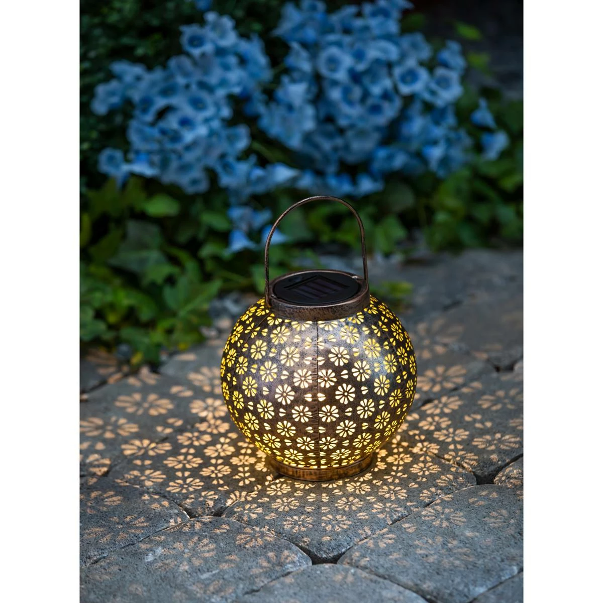 Hot Sale โจ Lawn & Garden Decor Evergreen Solar Cut Out Lantern - Bronze ๐ - Image 4