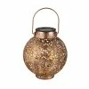 Cheap 🛒 Lawn & Garden Decor Evergreen Solar Bronze Cut Out Lanterns - Set Of 2 ✨