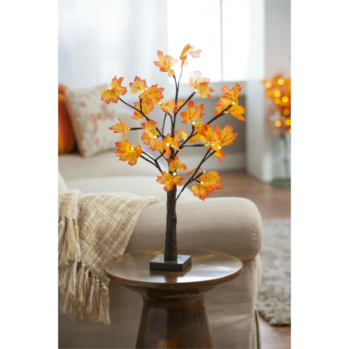 Best Pirce ๐ Decorative Accents Evergreen LED Maple Tree With 24 Lights Table Decor ๐งจ - Image 2