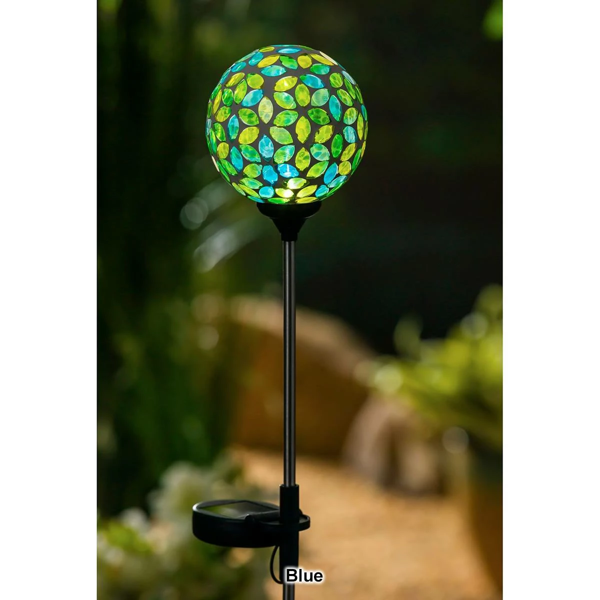 Discount ๐ Lawn & Garden Decor Evergreen 22in. Mosaic Globes Solar Garden Stakes ๐ - Image 2