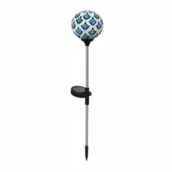 Wholesale ๐คฉ Lawn & Garden Decor Evergreen 22in. Solar Mosaic Peacock Globe Garden Stakes ๐ฅ