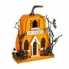 Cheapest ✨ Decorative Accents Evergreen LED "Happy 🎃 Halloween" Haunted Pumpkin House Table Decor 🤩