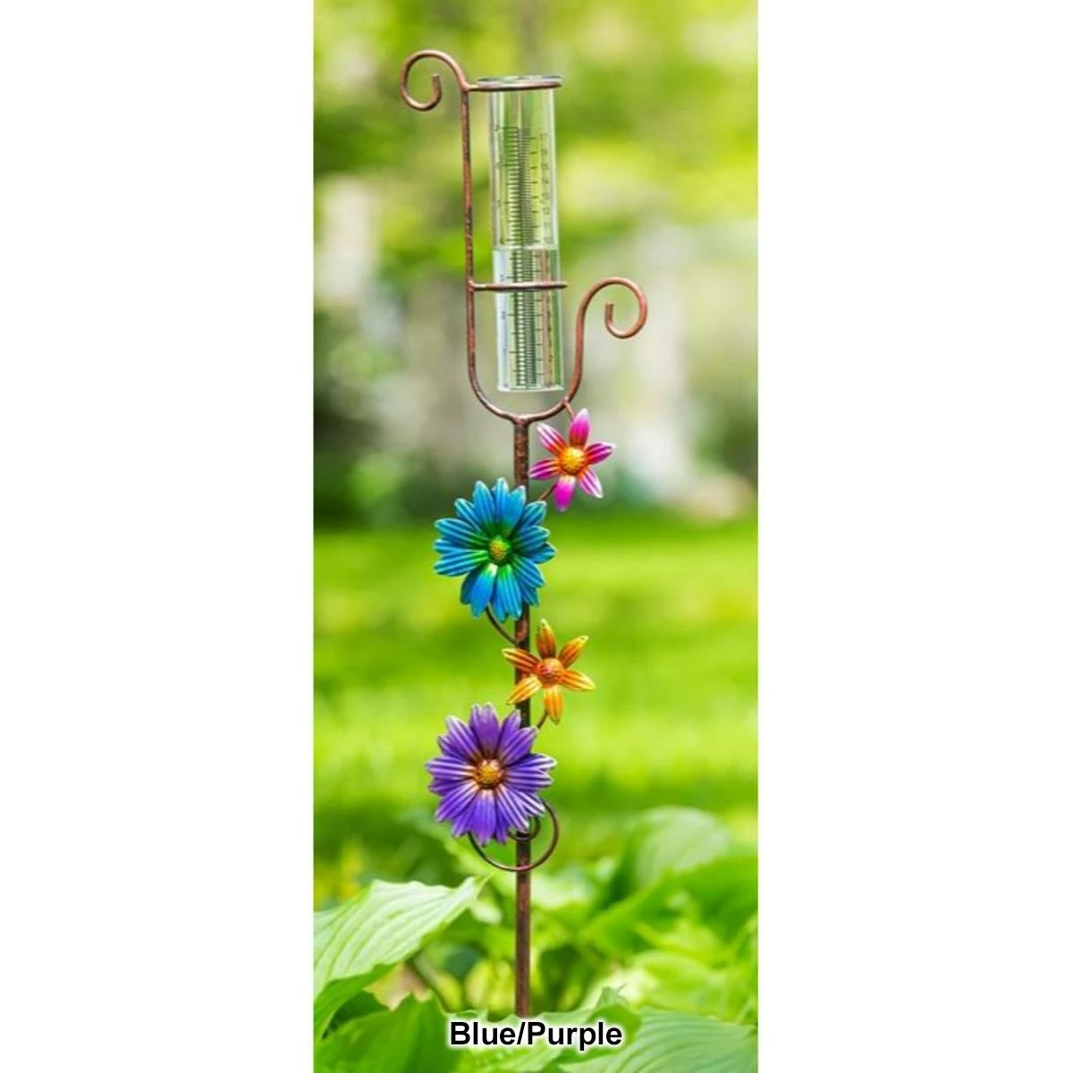 Cheap 😍 Lawn & Garden Decor Evergreen 42in. Floral Climbing Flower Rain Gauge 😀 - Image 2