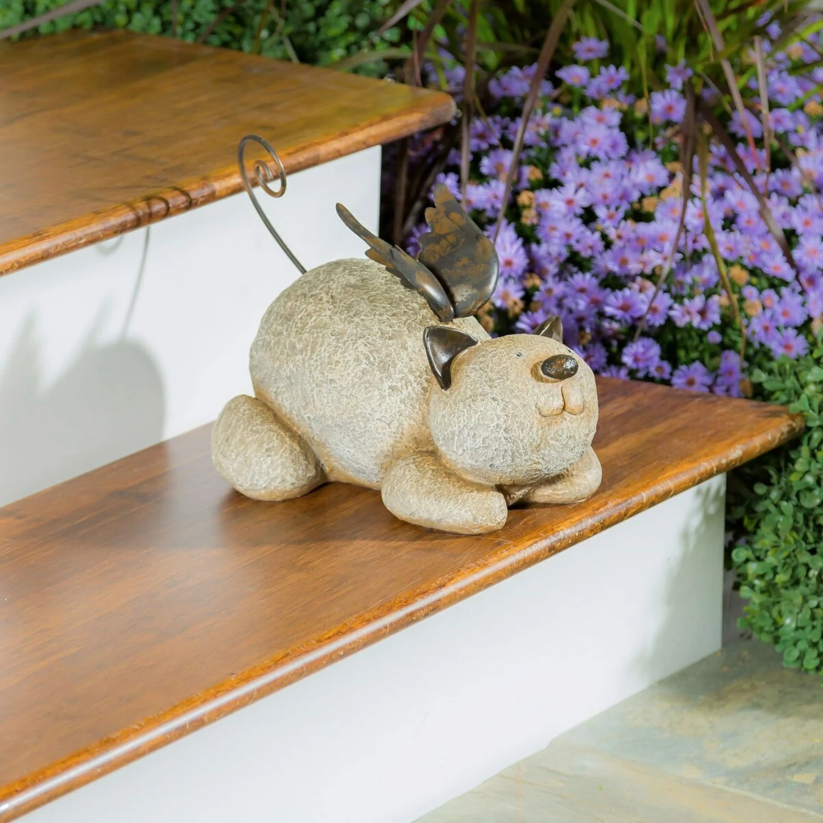 Hot Sale ⌛ Lawn & Garden Decor Evergreen 9in. Memorial Cat Statue 💯