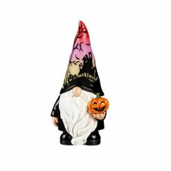 Cheapest 👍 Decorative Accents Evergreen LED 💀 Halloween Red Hat Gnome Table Decor ✨