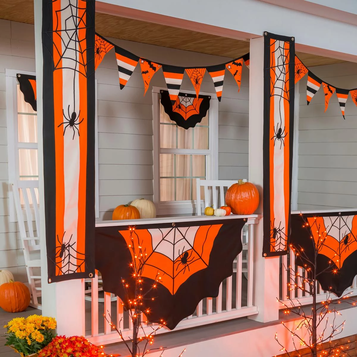 Cheap ๐ฅ Lawn & Garden Decor Evergreen Spider Web Large Bunting ๐ - Image 3