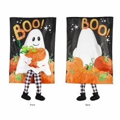 Best Pirce 🥰 Lawn & Garden Decor Evergreen Ghost Garden Kickin Flag 🌟