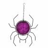 Coupon 💯 Lawn & Garden Decor Evergreen Solar Hanging Purple Spider Mosaic Gazing Ball 🎉