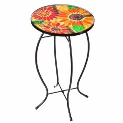 Brand new ✨ Patio Furniture Evergreen Sunflower Faux Mosaic Table 🤩