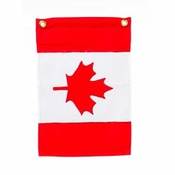 Discount 🎁 Lawn & Garden Decor Evergreen Canada Applique Garden Flag ✨