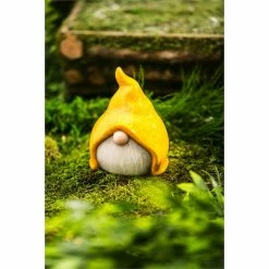 New ๐คฉ Lawn & Garden Decor Evergreen 5in. Ceramic Gnome Garden Statuary โญ