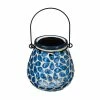 Deals 👏 Outdoor Lighting Evergreen Mosaic Artisan Blues Solar Lantern 💯
